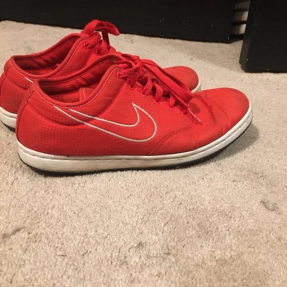 Red Nike Shoes - Picture 2 of 3